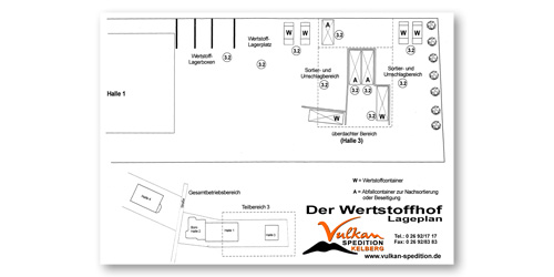 Lageplan Wertstoffhof